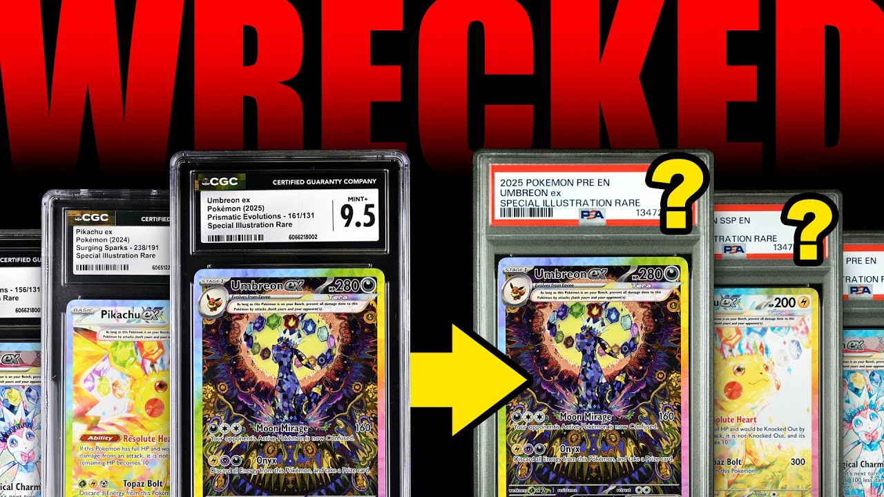 My CGC Graded Cards Got DESTROYED By PSA!