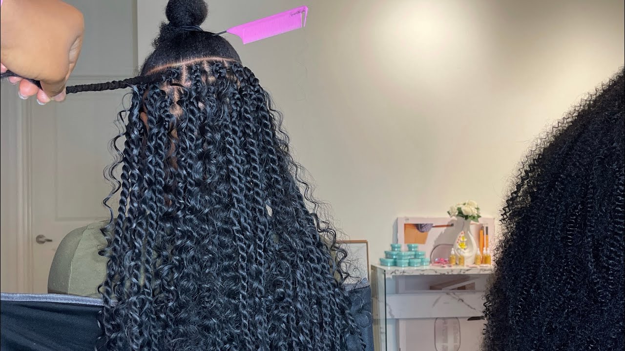 RUBBER BAND / NO RUBBER BAND METHOD | GODDESS SENEGALESE TWIST/ISLAND TWIST | MEDIUM GODDESS TWIST