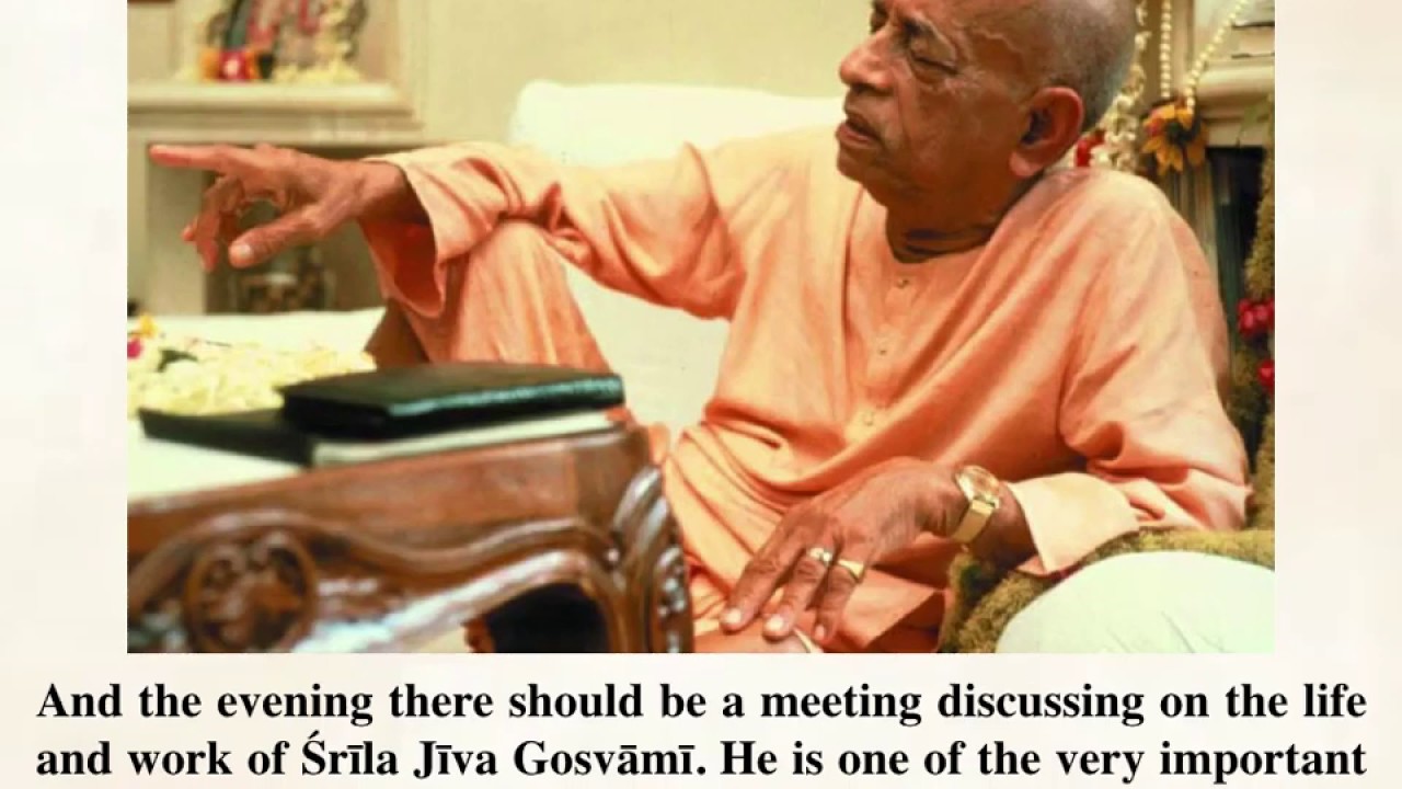 Jiva Gosvami - Srila Prabhupada Conversation