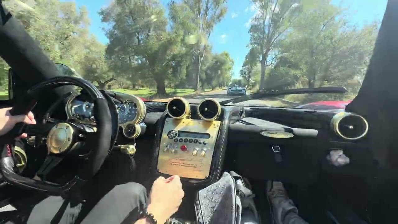 On board Zonda MY on Italian mountain roads with SOC crew