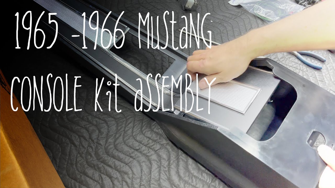 Комплект для сборки консоли Mustang 1965-1966 годов выпуска