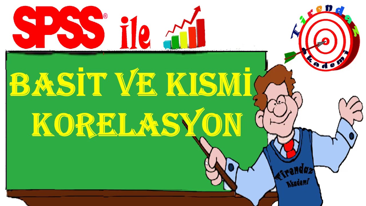 Basit ve kısmi korelasyon analizi | SPSS ile veri analizi