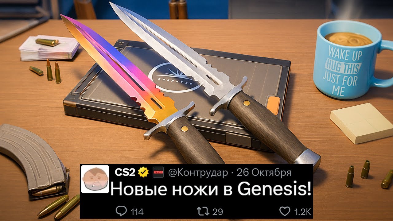 New CS2 Update, New Genesis Knives and Gloves, New Patterns, Case Deletions, VAC Files