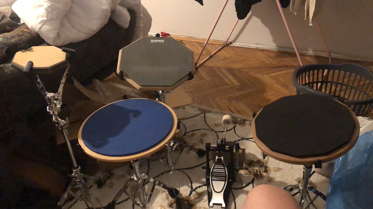 March 6, 2026 - Beginner Drummer’s Disorganised Practice Routine (Sticks & Pads - 120 BPM)