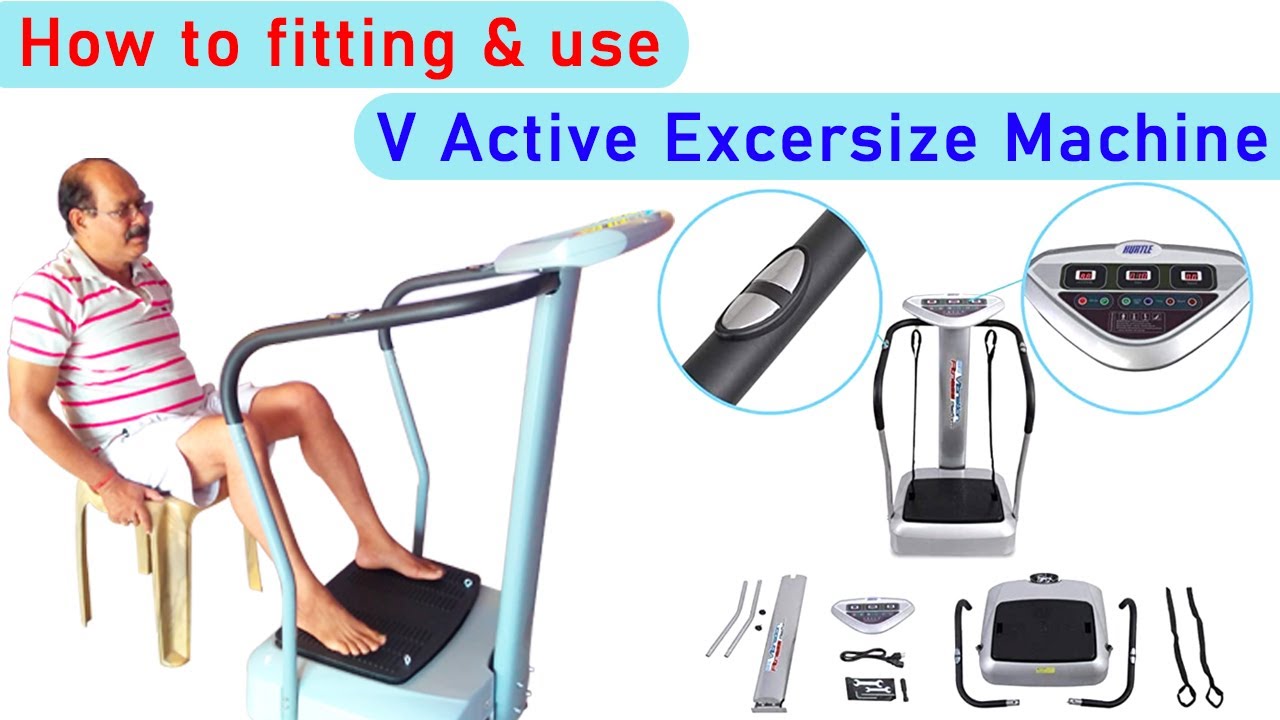 How To Fitting And Use V Active Exercise Machine || V Active Exercise Massager Machine