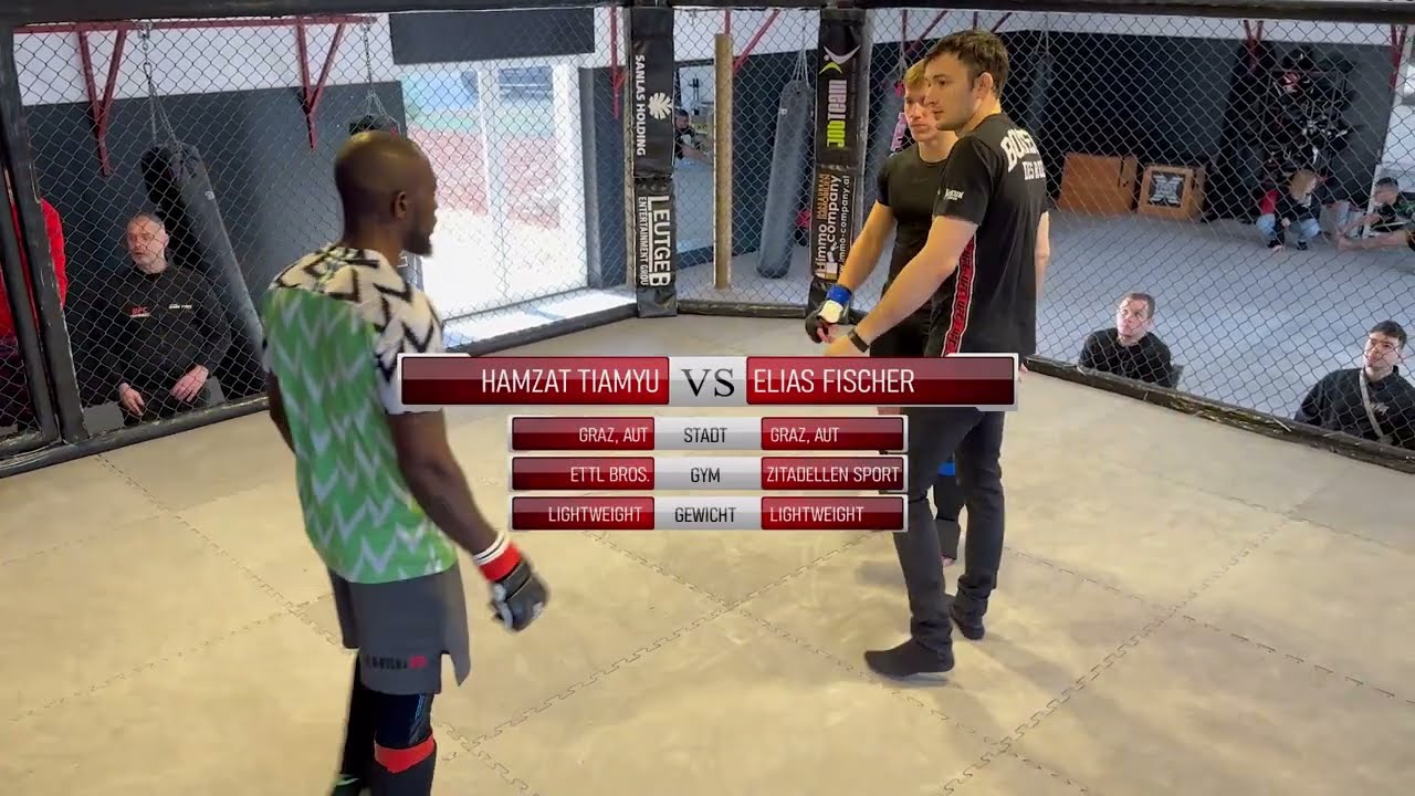 Hamzat Tiamyu VS Elias Fischer - AUTMMAF Fight Series - Kampf 5