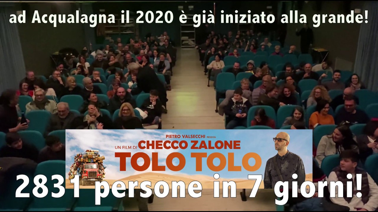 Buon 2020 con TOLO TOLO al Cinema Conti Acqualagna