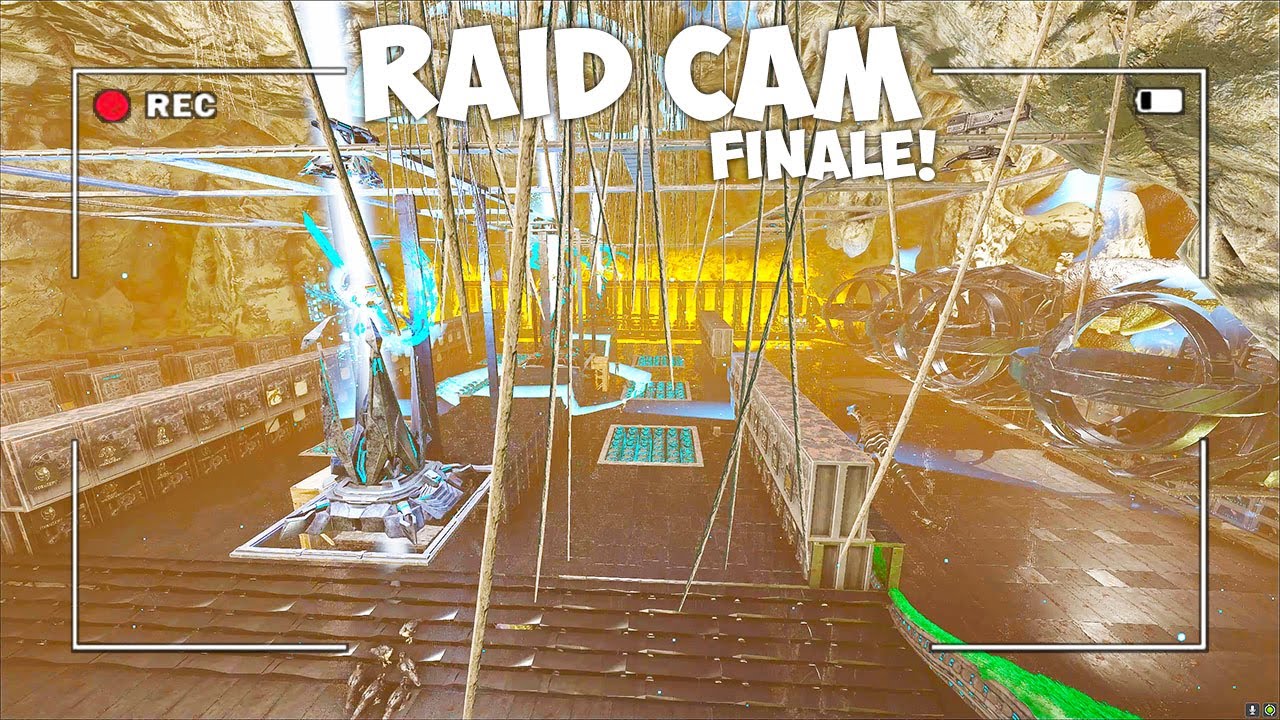 Ark Raid Cam - Season Finale Raid Plus 1st Place and 2nd Place Base Tours!
