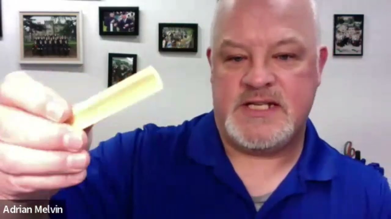 Углубленный анализ Адрианом Мелвином процесса изготовления тростей для волынки (гостевая лекция в...