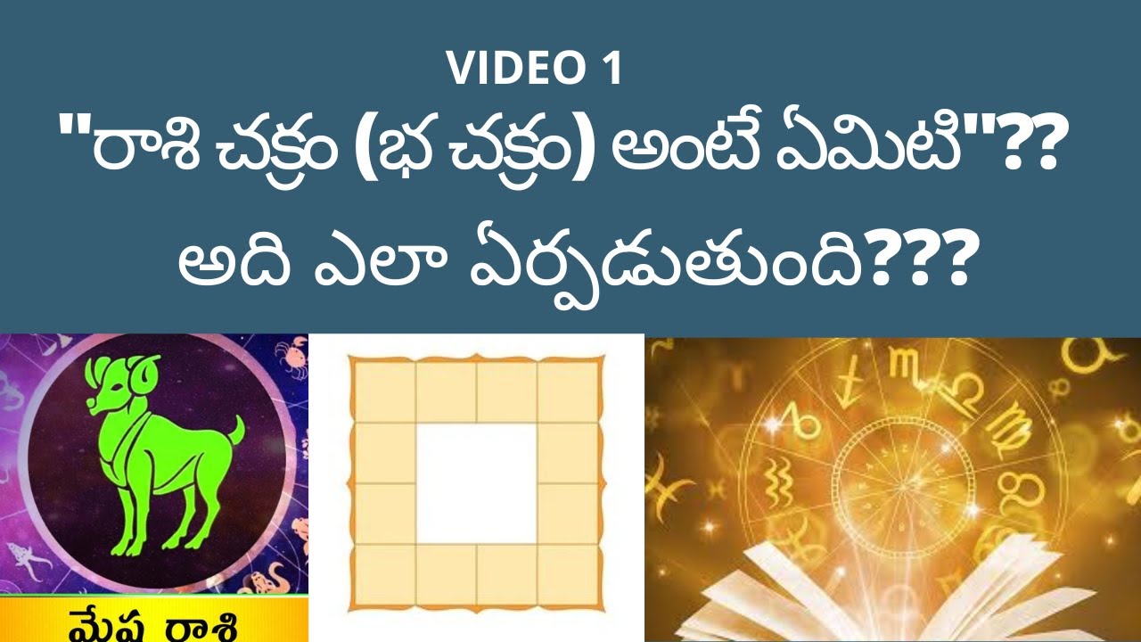 రాశి చక్రము(భ చక్రం) ఏ విధంగా ఏర్పడ్డాయో వివరణ ::::: S G Maatha Astrology