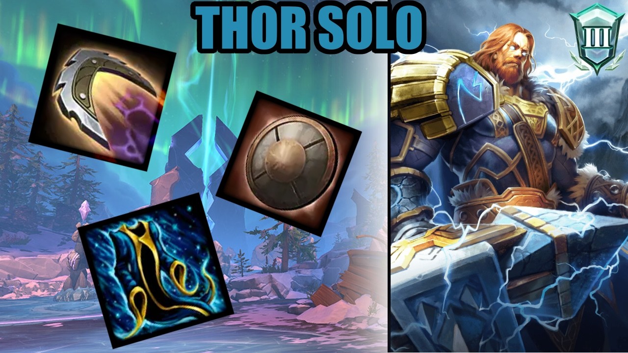 HAMMER OF JUSTICE? - THOR SOLO  | Platinum Smite 2 Gameplay