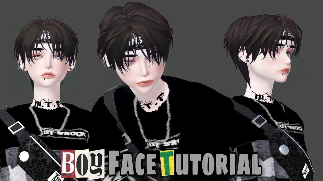 ZEPETO-Boy Face Tutorial // Txiqi_Zpt