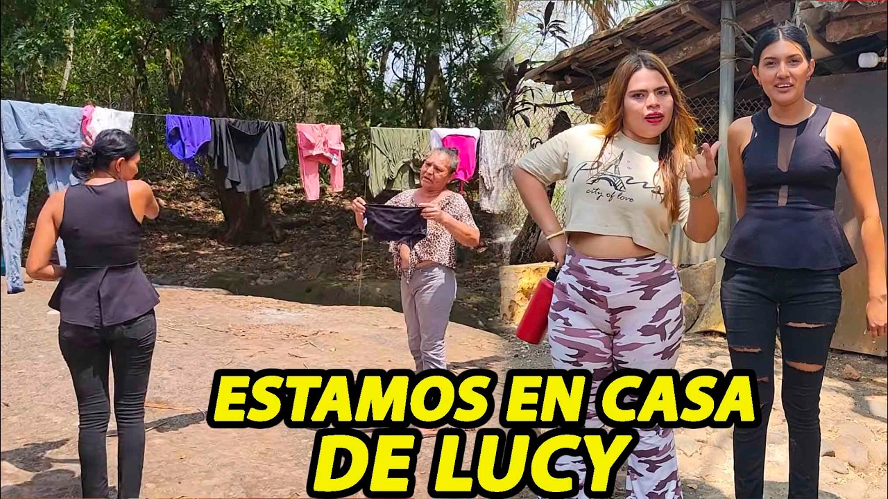 Lucy nos invito a su casa.