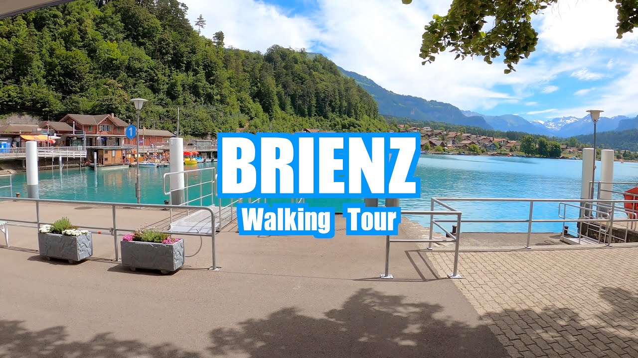 Brienz Switzerland 🇨🇭 Walking Tour in 4K