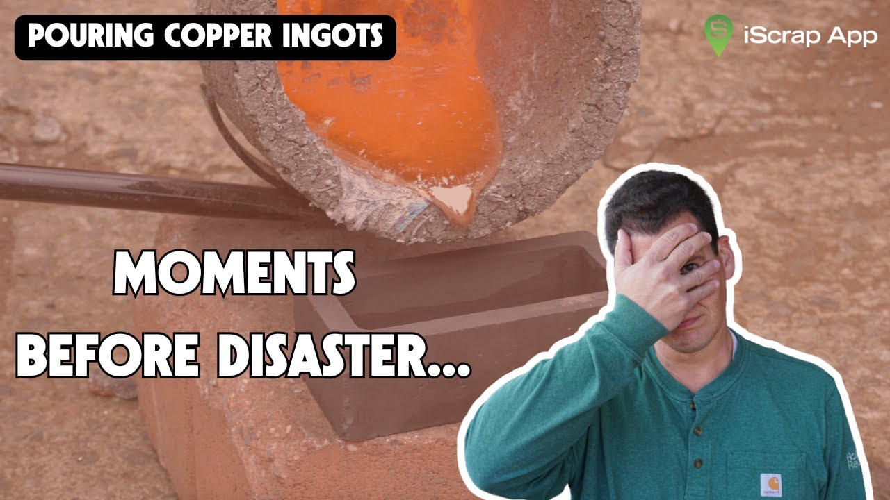Melting Scrap Copper Into Ingots [What Went Wrong?]