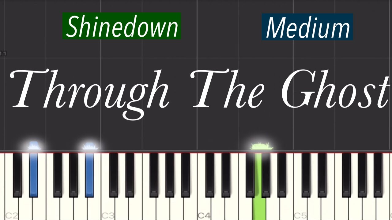 Shinedown - Through The Ghost Piano Tutorial | Medium