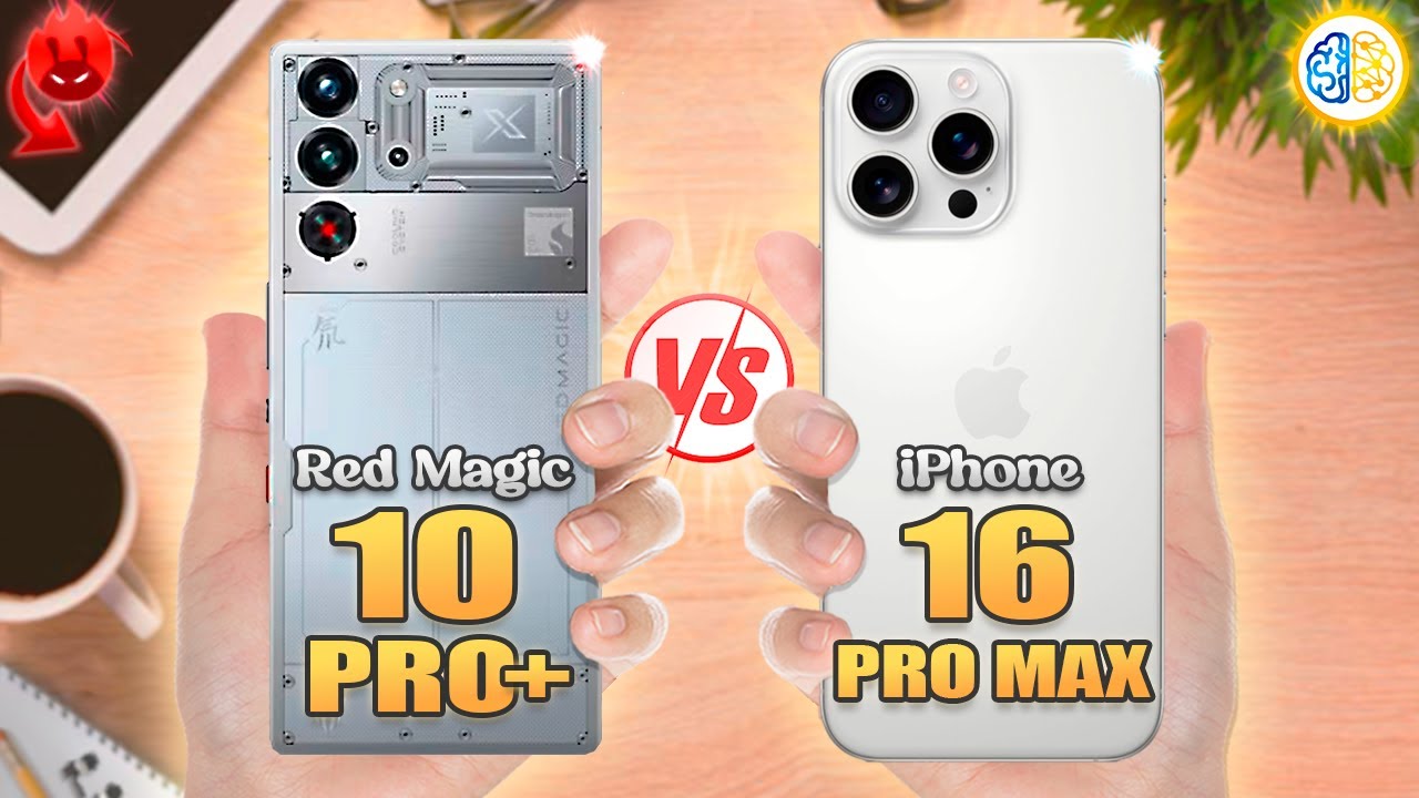 Red Magic 10 Pro Plus vs iPhone 16 Pro Max⚡Full Review