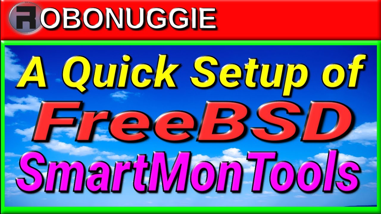 FreeBSD SmartmonTools QuickSetup