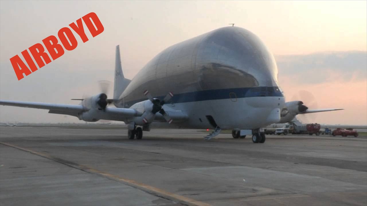 NASA Super Guppy Take Off