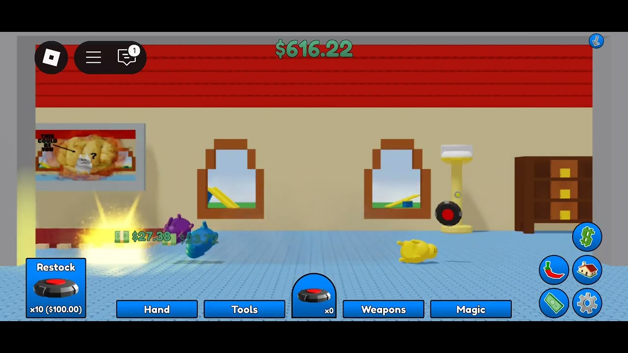 Roblox beat up gubby in its own home...??