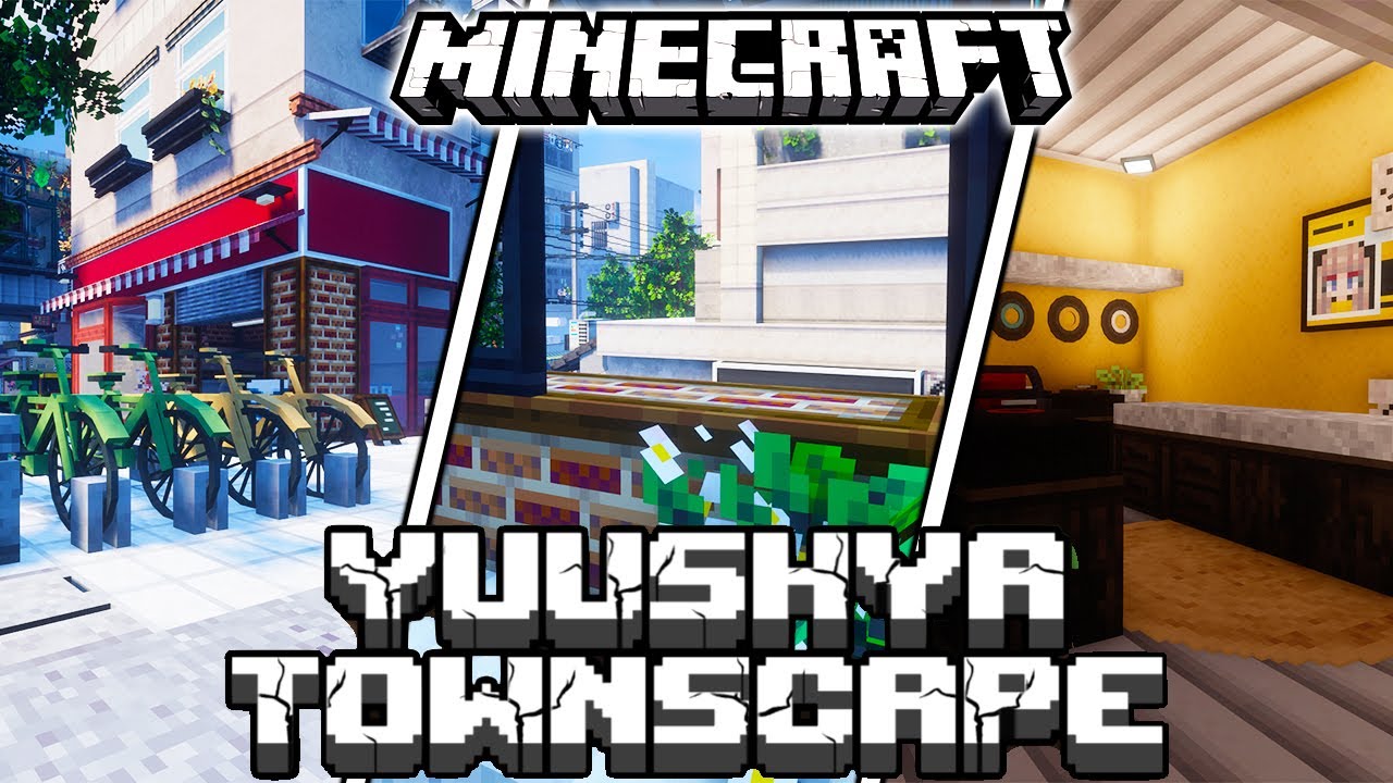 ЛУЧШИЙ мод на строительство и декор в Minecraft! (Мод Yuushya Townscape)