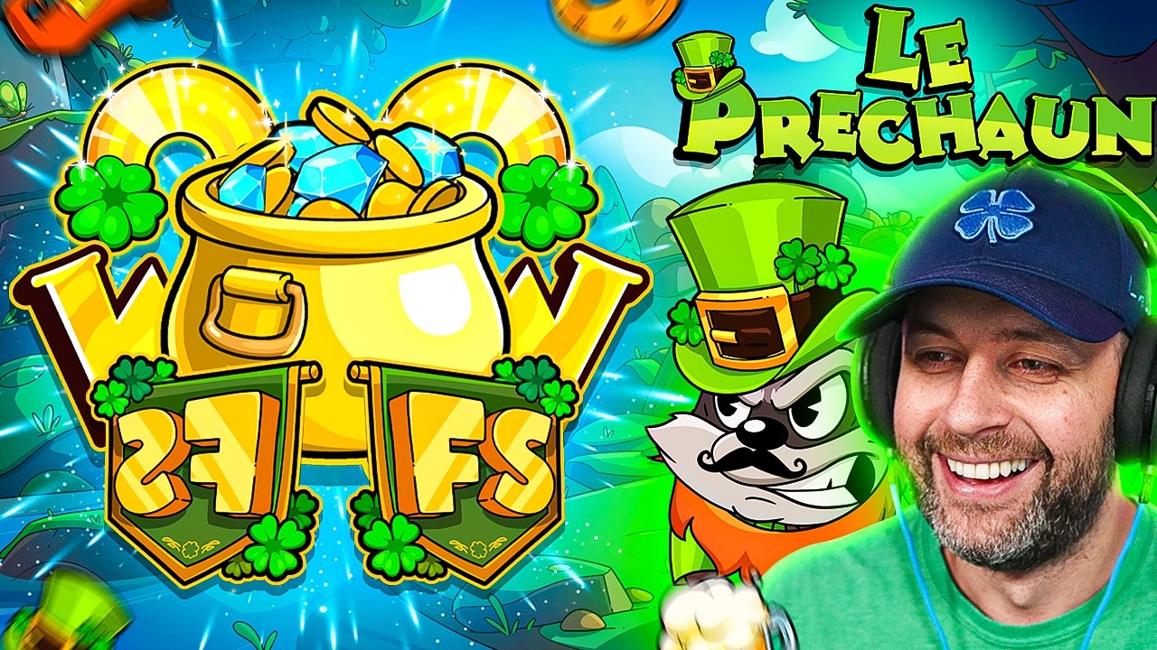 WE HAD an INCREDIBLE SESSION on LE PRECHAUN!! - MAX BET BONUS!!