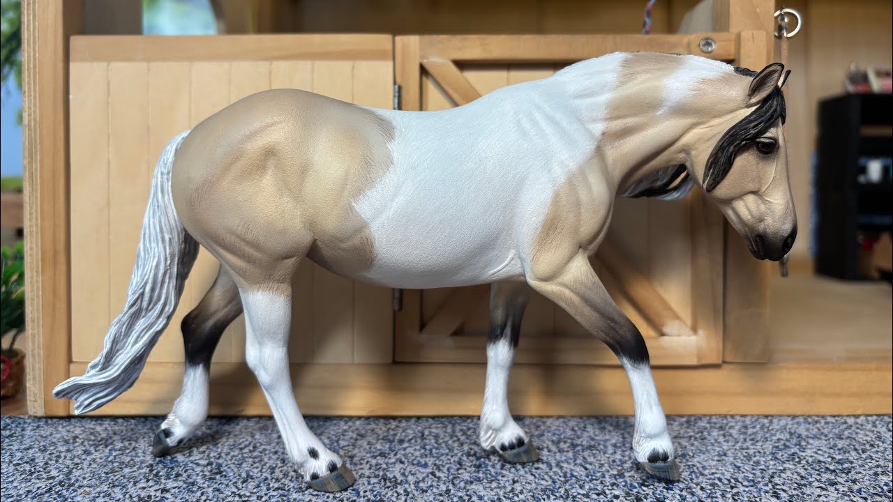 Custom Breyer Haflinger Mare to Buckskin Tobiano