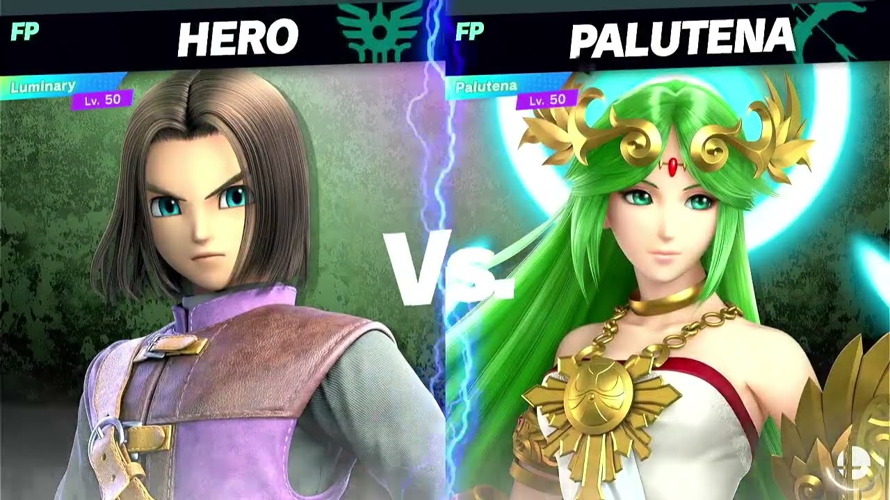 Super Smash Bros Ultimate Amiibo Fights Luminary vs the World #52 vs Palutena
