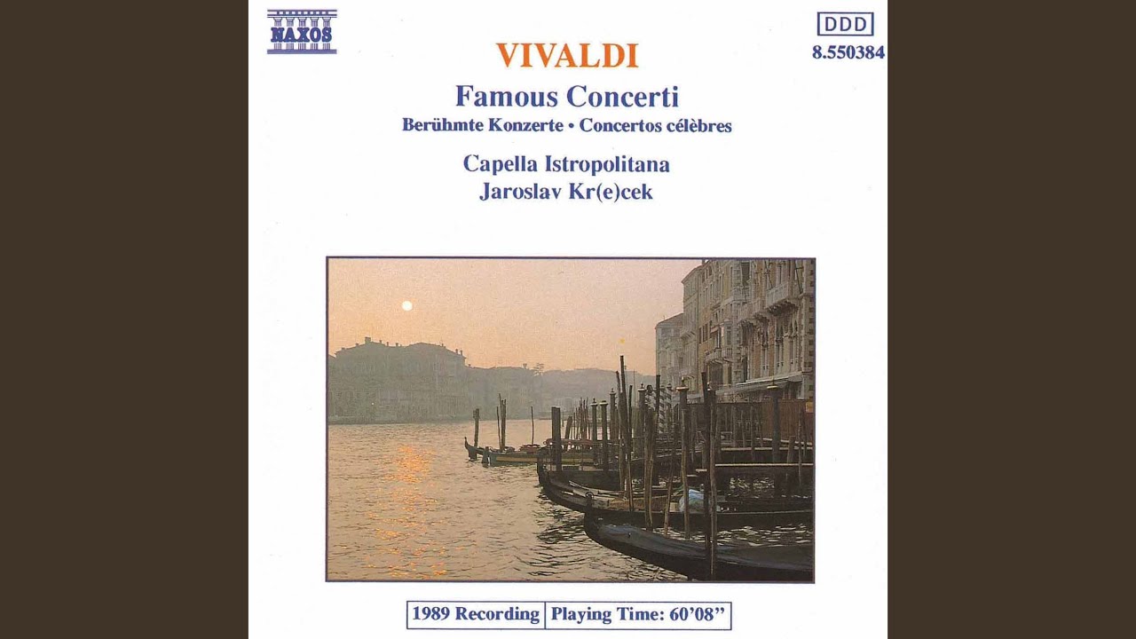 Oboe Concerto in F Major, RV 455: I. Allegro giusto - II. Grave - III. Allegro