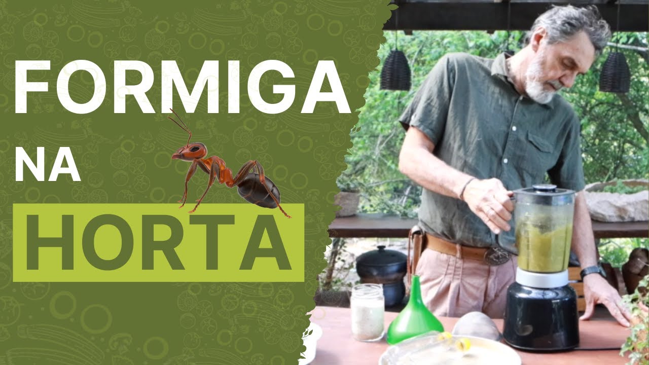 Tutorial Completo Para Controlar a FORMIGA Cortadeira na Horta, com Receita | João Rockett