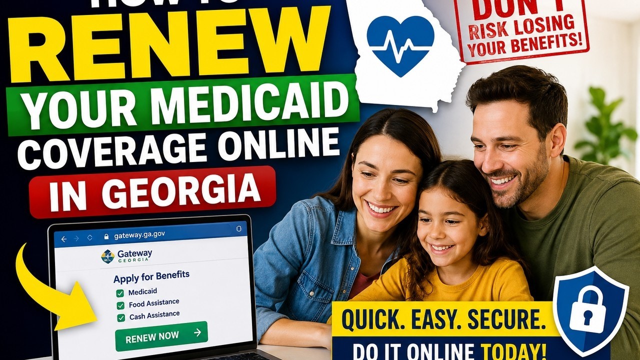 How to renew your Medicaid coverage online in Georgia