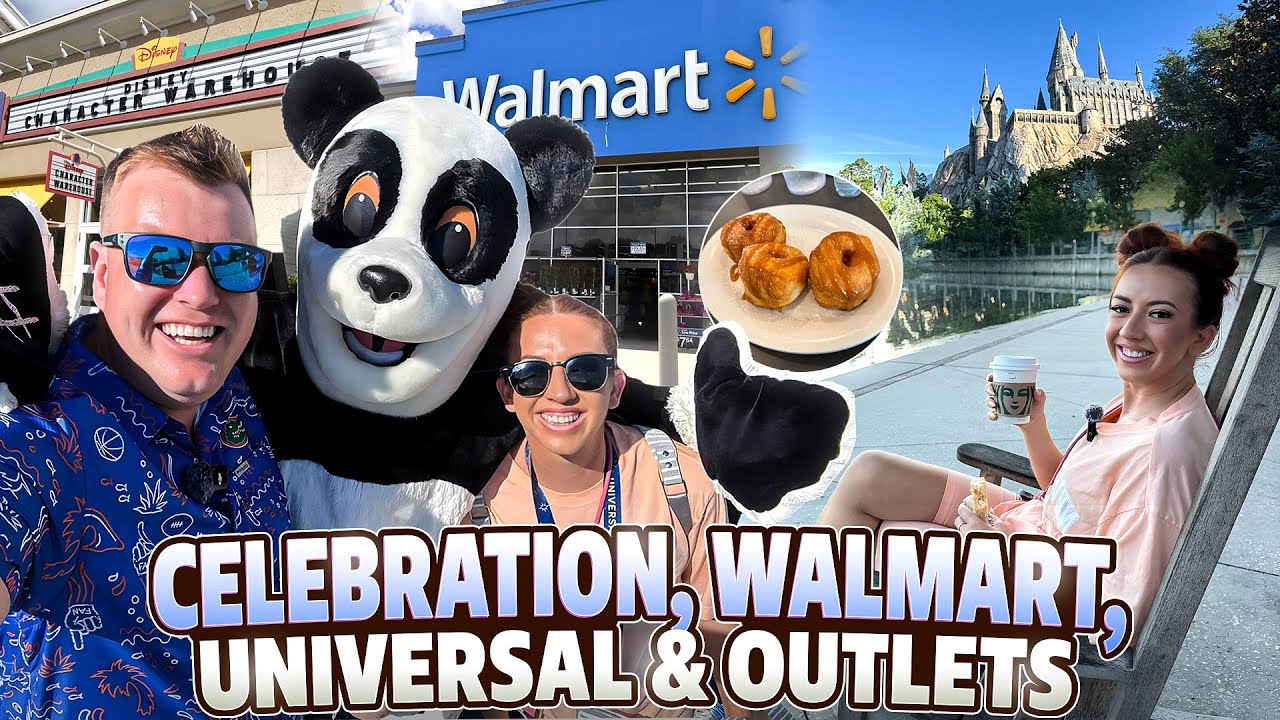 DAY 1 in ORLANDO Florida! 🌴 Universal Studios, Disney Springs, Walmart & Outlets Shopping Vlog 2025