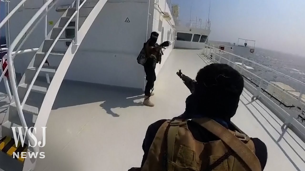 Watch: Houthi Rebels Seize Israeli-linked Cargo Ship in Red Sea | WSJ News