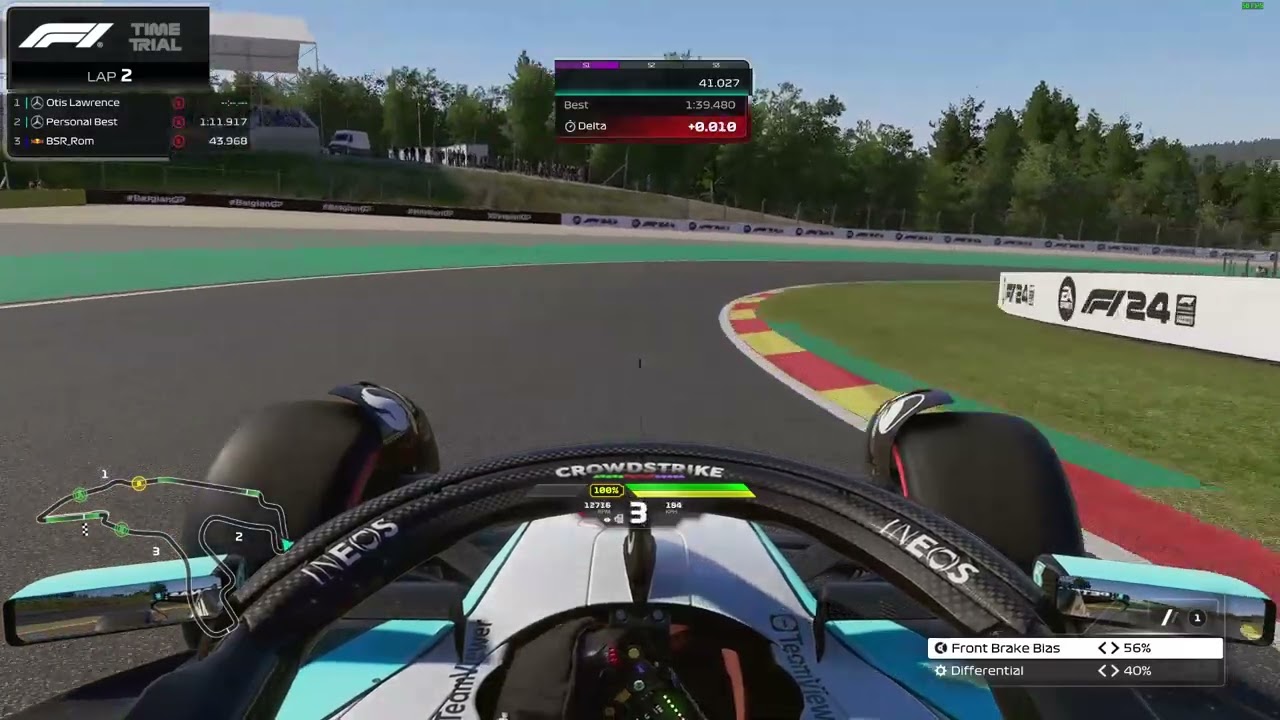 F1 24 - Spa World Record 1:39.412 - Otis Lawrence FRA ELITE45