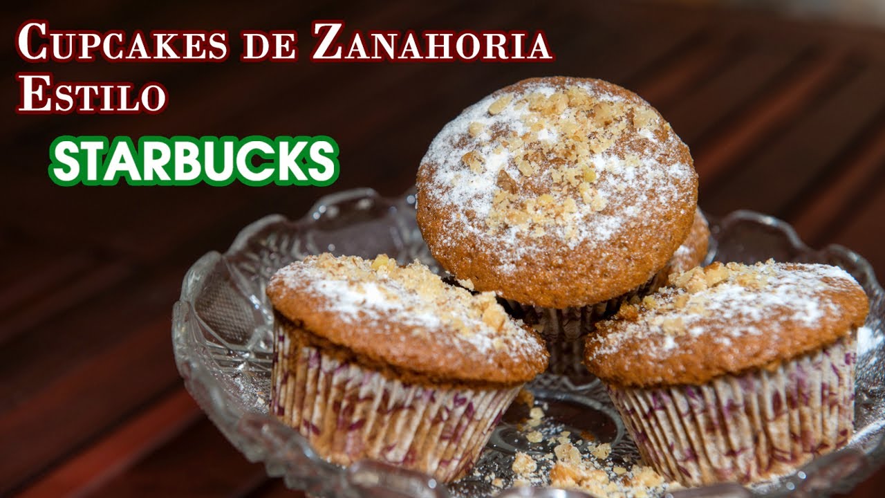 Cupcakes de Zanahoria Estilo Starbucks o Carrot Cupcakes