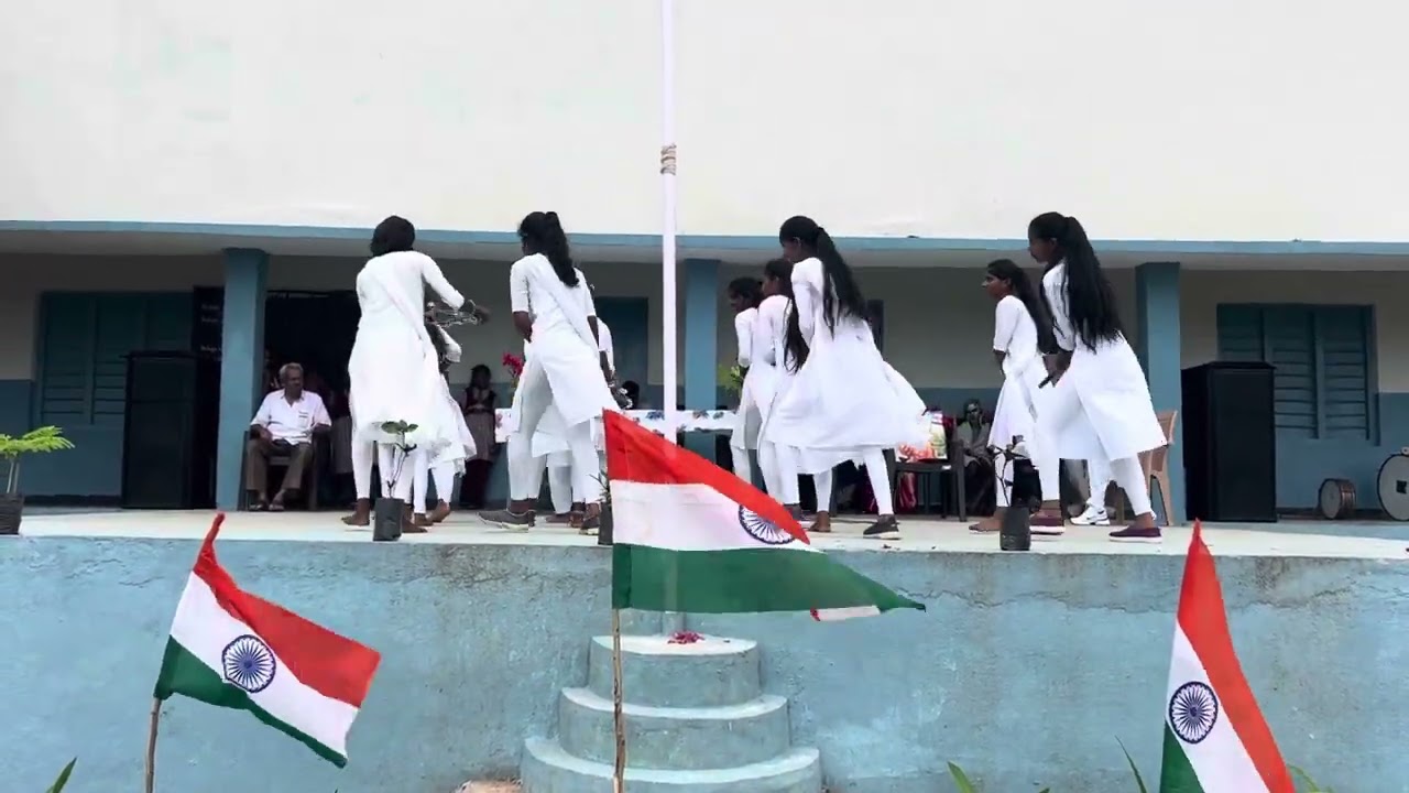 78th Independence Day Legims dance by 9th girls Zphs Gotur 