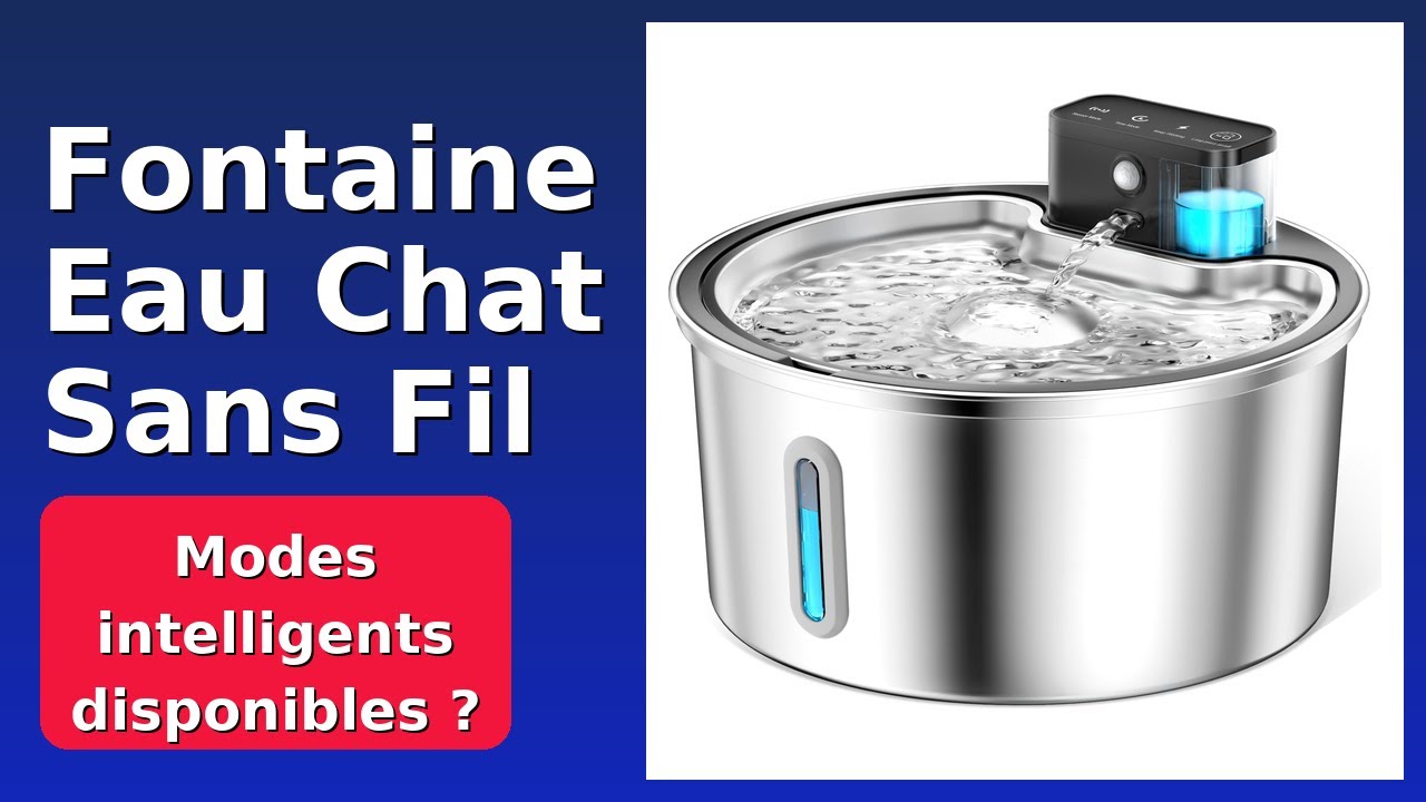 AVIS (2026): Fontaine Eau Chat Sans Fil. DÉTAILS ESSENTIELS