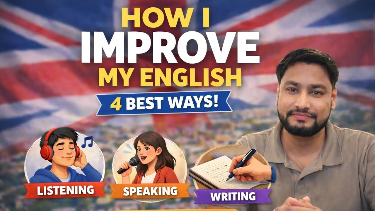 Four best way to improve english listening reading speaking writing 