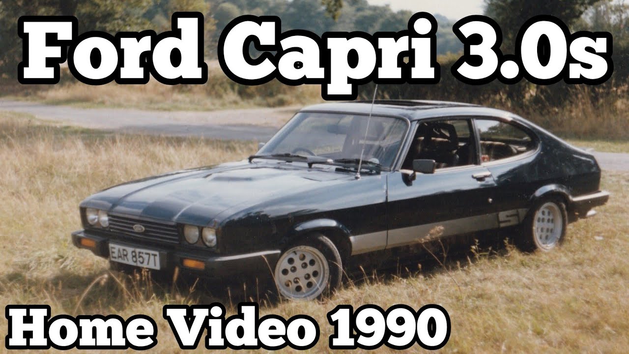 1990 Vintage Home Video Ford Capri 3.0 S 1990s Life 90s
