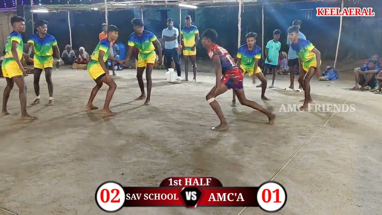 AMC'A KEELAERAL VS SAV SCHOOL THOOTHUKUDI /QUARTER FINAL MATCH 60kg