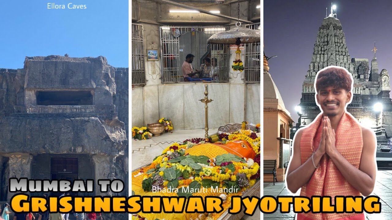 Mumbai To Grishneshwar By Train | Bhadra Maruti Mandir | Ellora Caves | Life Unscripted |