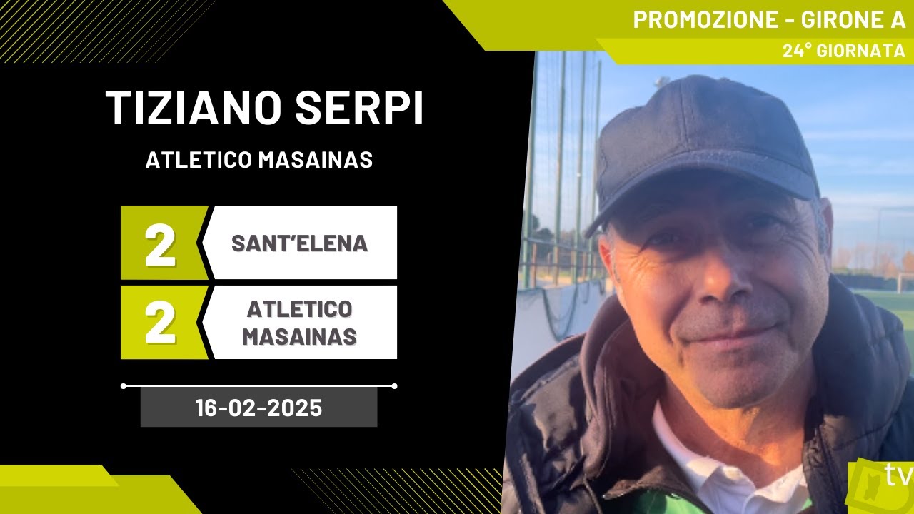 Tiziano Serpi allenatore Atletico Masainas 16-02-2025 - Diario Sportivo
