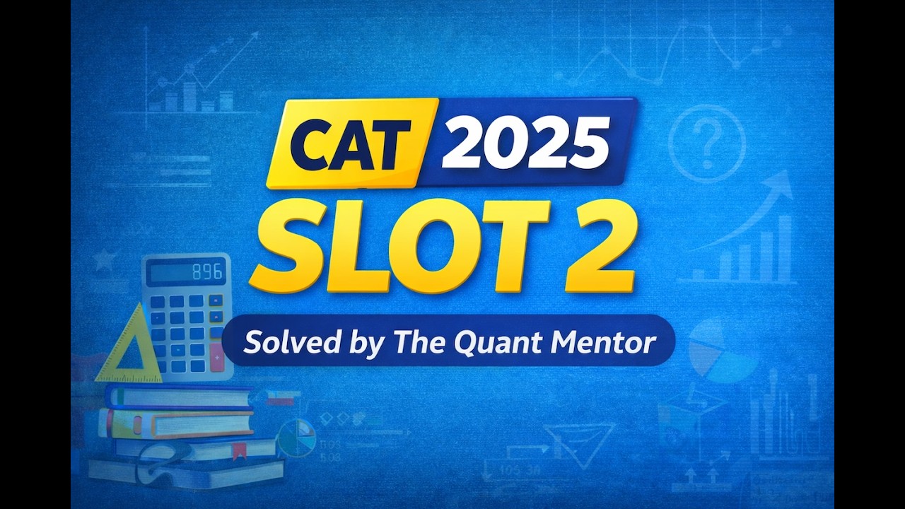 CAT 2025 Slot 2 | Q3 Circle Geometry – Tangents | #catpyqs #cat2025solution #catprep #catpyqdaily