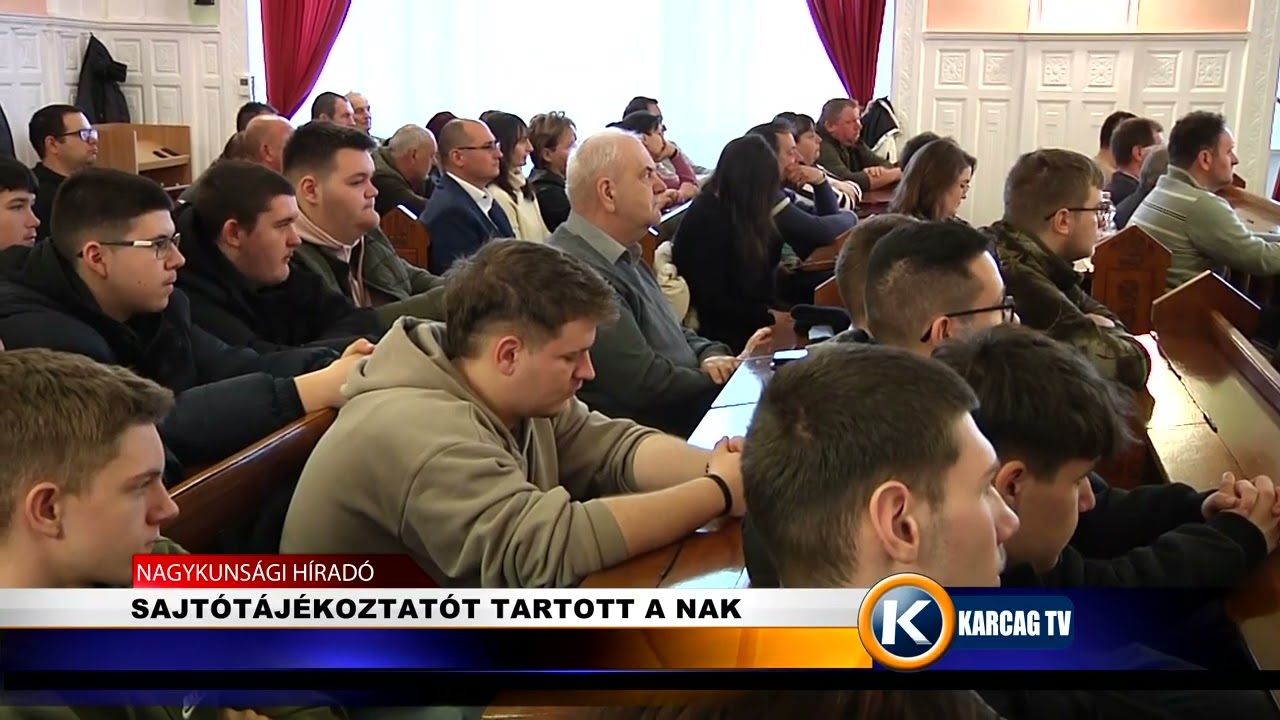 SAJTÓTÁJÉKOZTATÓT TARTOTT A NAK