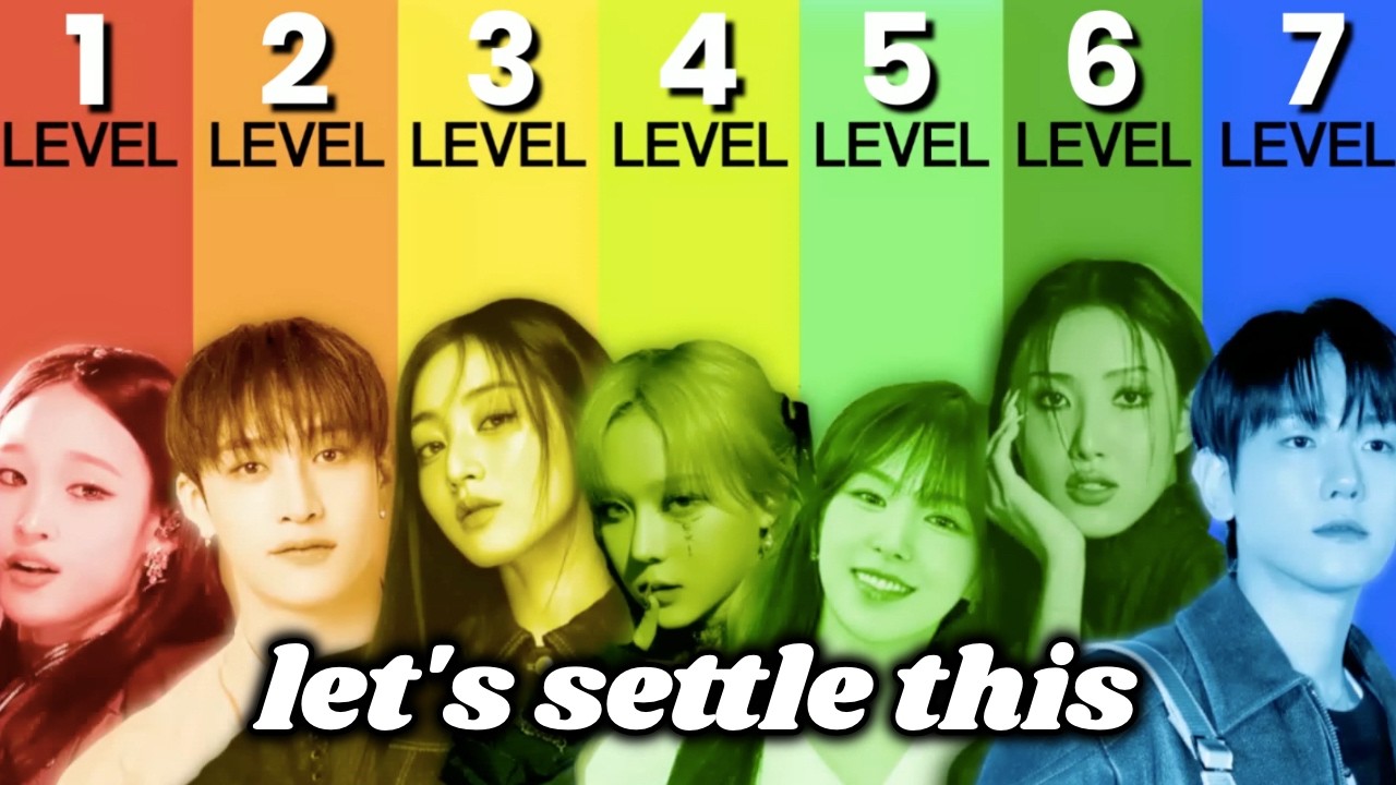 7 уровней K-pop вокальных групп