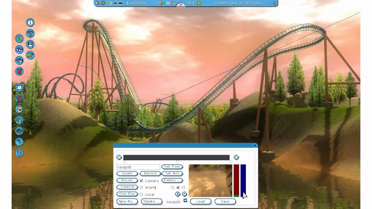 Flying Camera RCT3 Tutorial HD