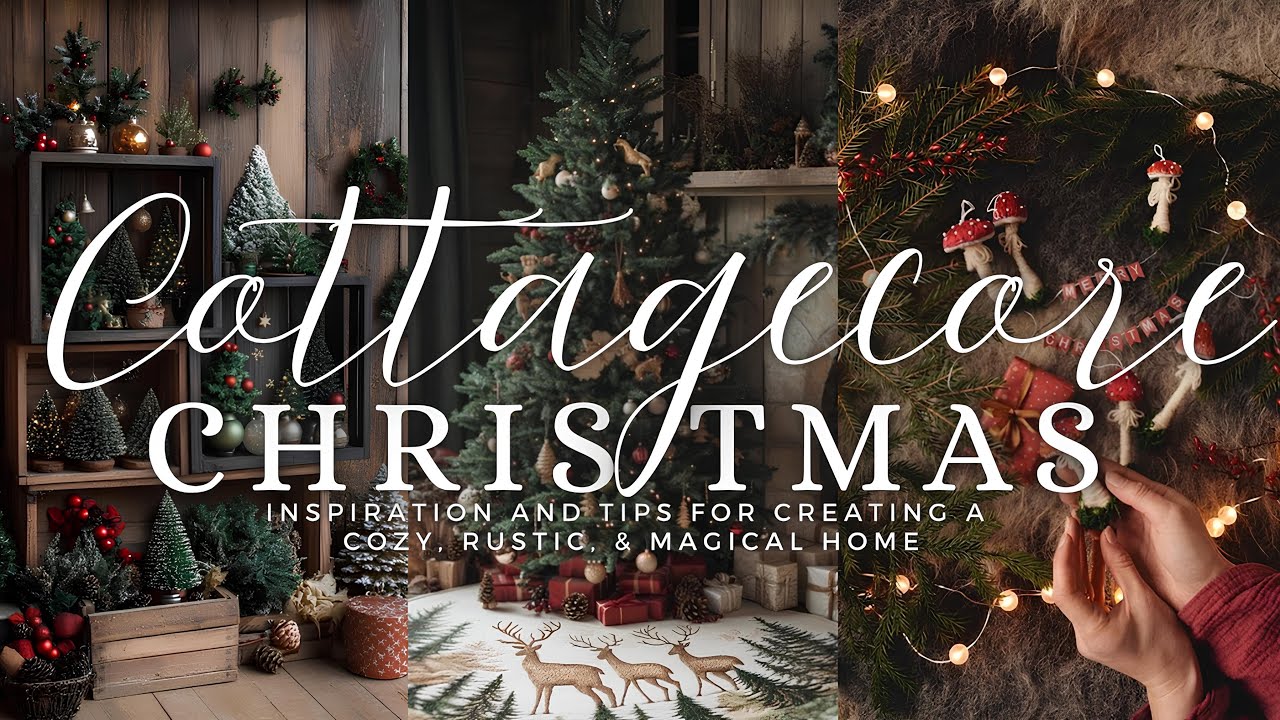Crafting a Cottagecore Christmas: Inspiration and Tips for Creating a Cozy, Rustic, & Magical Home 🎄
