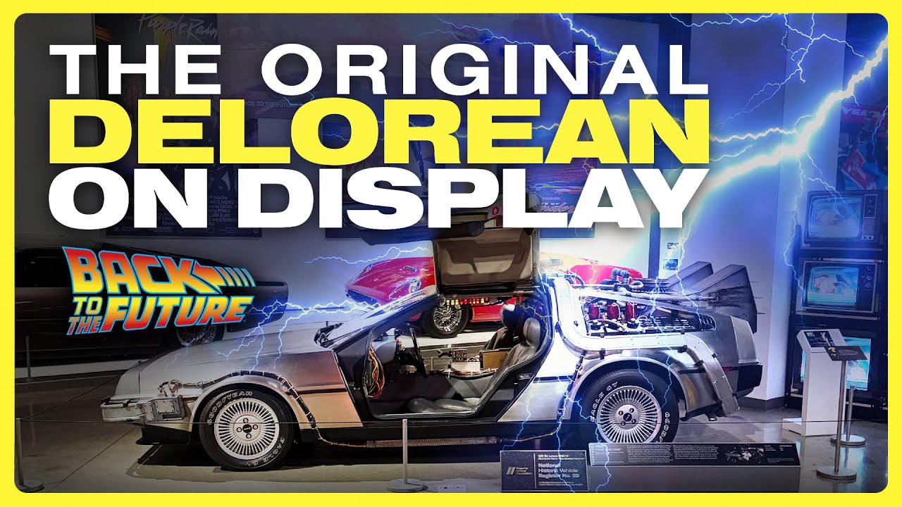Оригинальный автомобиль DeLorean A-Car из фильма «Назад в будущее».