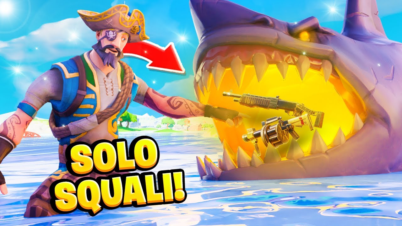 USO *SOLO* IL LOOT DEGLI SQUALI per TUTTA LA PARTITA! 😱 Fortnite ITA
