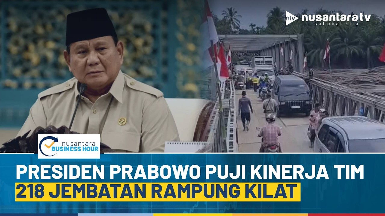 [LIVE] Presiden Prabowo Apresiasi Aparatur Negara Bangun 218 Jembatan | NBH